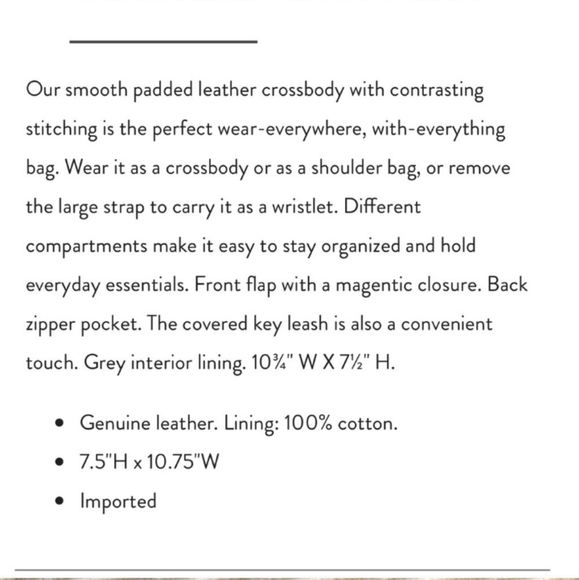 J Jill Do-It-All Crossbody Brown Padded Leather Foldover Purse - Picture 3 of 16